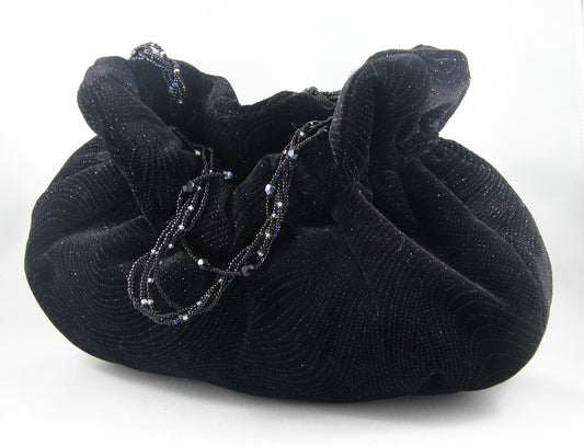 Black and Silver Evening Bag