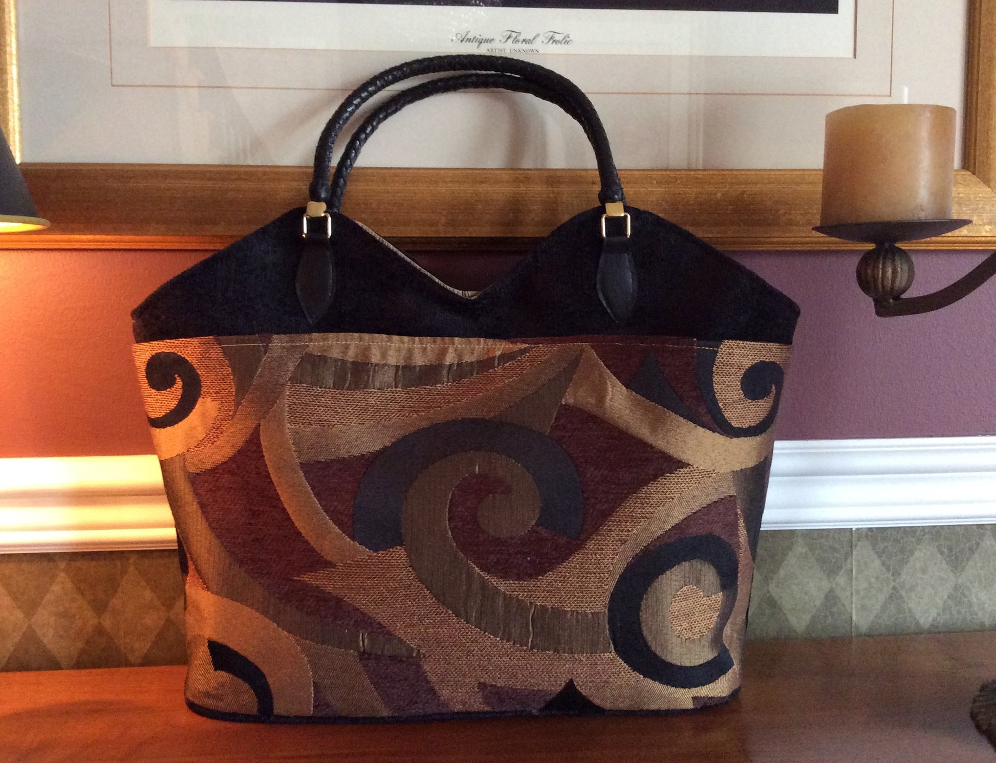 Black and Tan Purse