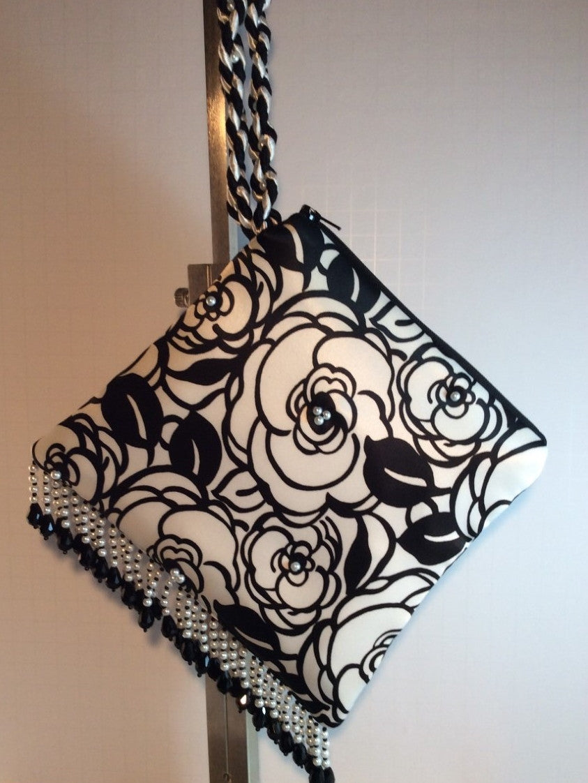 Black and White Evening Bag